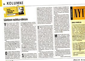 Riku Siivosen kolumni
